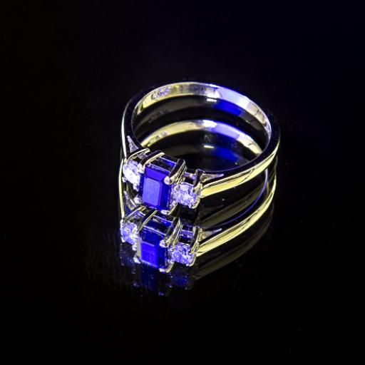Sapphire & Diamond Ring £545